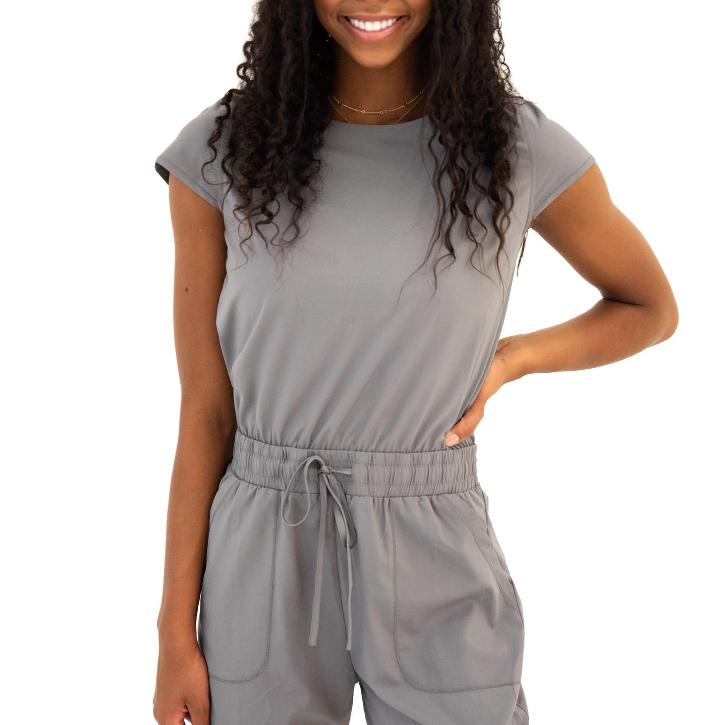 DT Unity Jumpsuit in Cement