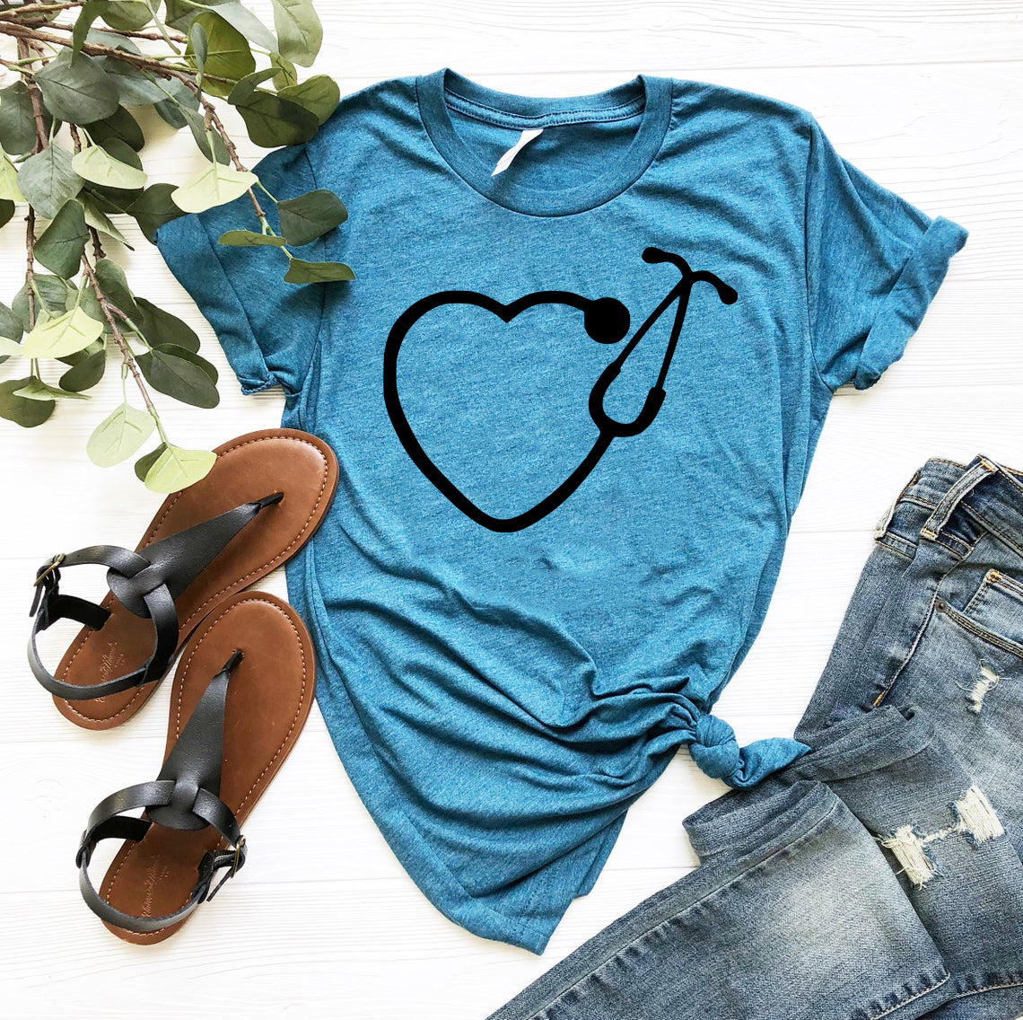 Stethoscope Heart T-shirt